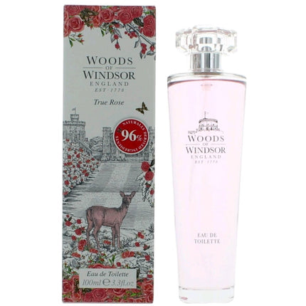 Woods Of Windsor Women's Eau De Toilette Spray - True Rose Blooming Garden, 3.3 oz ,