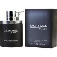Yacht Man Black by Myrurgia, 3.4 oz Eau De Toilette Spray for Men ,