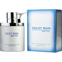 Yacht Man Metal by Myrurgia, 3.4 oz Eau De Toilette Spray for Men ,
