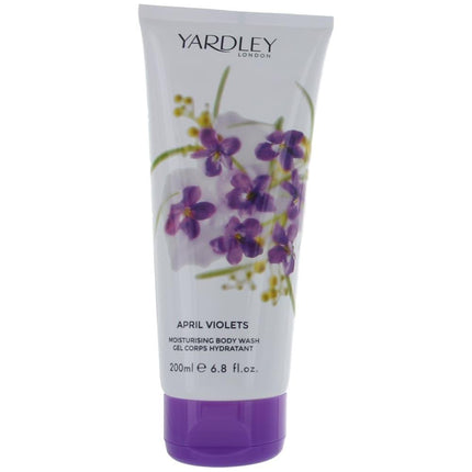 Yardley April Violets by Yardley Of London, 6.8 oz Body Wash for Women ,