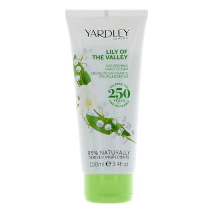 Yardley Lily of the Valley by Yardley of London, 3.4 oz Nourishing Hand Cream for Women ,