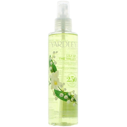 Yardley of London Women's Fragrance Mist - Lily of the Valley Authentic, 6.8 oz ,