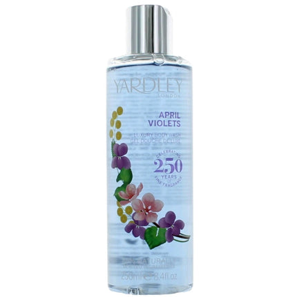 Yardley of London Women's Luxury Body Wash - April Violets Captivating Fragrance ,