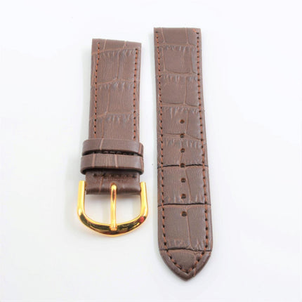 Yasha Unisex 20mm Light Brown Genuine Leather Band ,