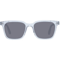 Zac Posen Unisex Sunglasses - Crystal Plastic Square Frame Grey Lens | DONAHUE ZDONCR ,