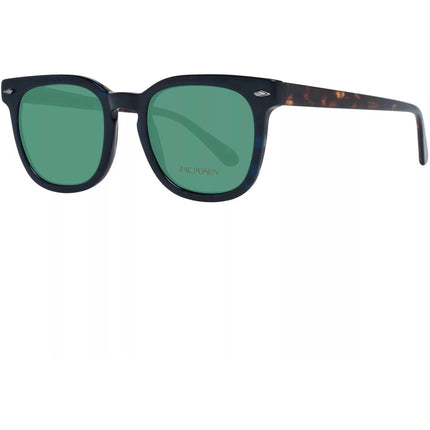 Zac Posen Unisex Sunglasses - Full Rim Navy Tortoise Plastic Square | COOPER ZCOONV ,