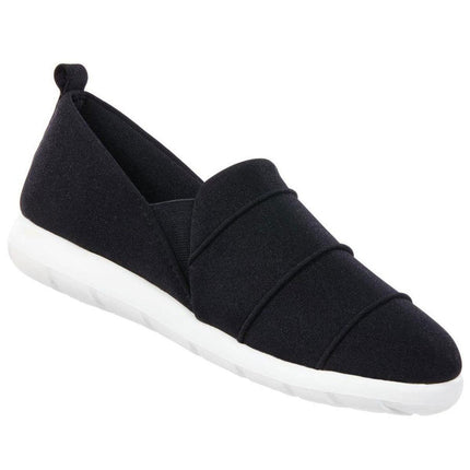 Zenz Women's Slip-On - Serenity Closed Back Pintuck, Black, Size 10 | A95H42-BLK10 ,