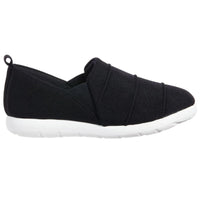 Zenz Women's Slip-On - Serenity Closed Back Pintuck, Black, Size 8 | A95H42-BLK8 ,