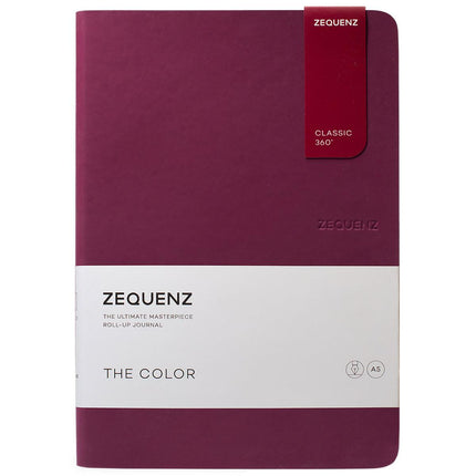 Zequenz Classic 360 Notebook - The Color A5, Blank, Berry | 360-TCJ-A5-LITE-BEB ,