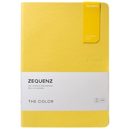 Zequenz Classic 360 Notebook - The Color A5, Dotted, Mustard | 360-TCJ-A5-LITE-MTD ,