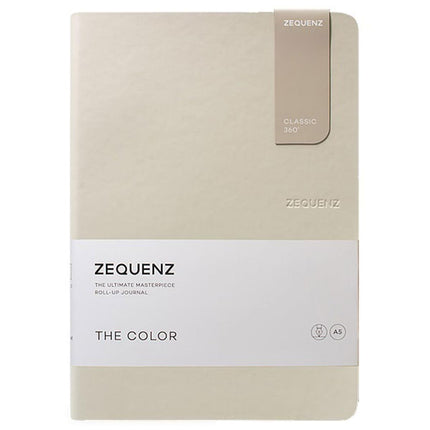 Zequenz Classic 360 Notebook - The Color A5, Ruled, Beige | 360-TCJ-A5-LITE-BIR ,