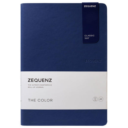 Zequenz Classic 360 Notebook - The Color A5, Ruled, Dark Navy | 360-TCJ-A5-LITE-DNR ,