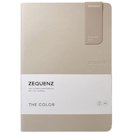 Zequenz Classic 360 Notebook - The Color A5, Ruled, Taupe | 360-TCJ-A5-LITE-TPR ,