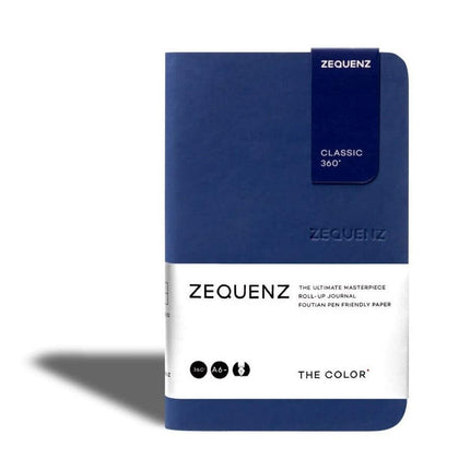 Zequenz Classic 360 Notebook - The Color A6-, Blank, Dark Navy | 360-TCJ-MINI-DNB ,