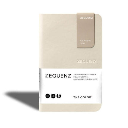 Zequenz Classic 360 Notebook - The Color A6, Dotted, Beige | 360-TCJ-MINI-BID ,