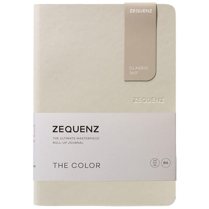 Zequenz Classic 360 Notebook - The Color B6, Ruled, Beige | 360-TCJ-B6-LITE-BIR ,