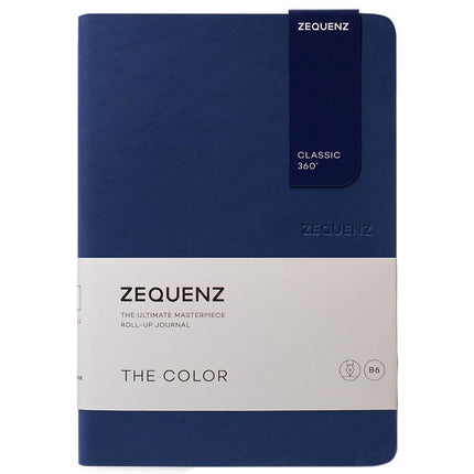Zequenz Classic 360 Notebook - The Color B6, Ruled, Dark Navy | 360-TCJ-B6-LITE-DNR ,