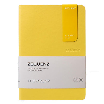 Zequenz Classic 360 Notebook - The Color B6, Ruled, Mustard | 360-TCJ-B6-LITE-MTR ,