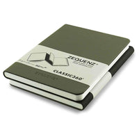 Zequenz Notebook - DUO Plus+ A6, Squared/Blank, Gray/Black |360-DPJ-A6-GRG-BKB ,