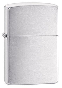Zippo 162 Armor Brushed Chrome Plain Windproof Lighter ,