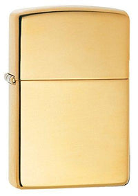 Zippo 169 Armor High Polish Brass Plain Windproof Lighter ,