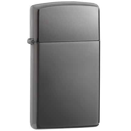 Zippo 20492 Slim Black Ice Dark Chrome Plated Windproof Lighter ,