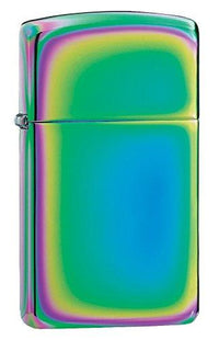 Zippo 20493 Slim Spectrum Chrome Plated Windproof Lighter ,