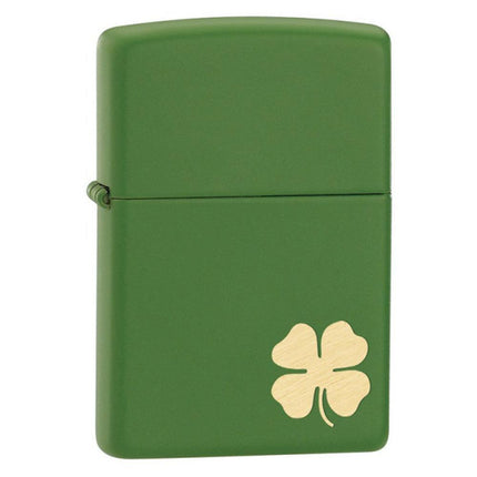 Zippo 21032 Classic Shamrock Moss Green Matte Windproof Lighter ,
