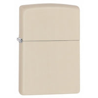 Zippo 216 Classic Cream Matte Windproof Pocket Plain Lighter ,