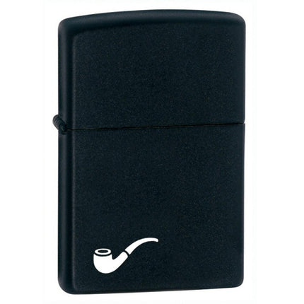 Zippo 218PL Pipe Insert Black Matte Pocket Windproof Lighter ,