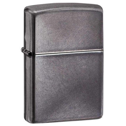 Zippo 28378 Classic Gray Dusk Plain Windproof Pocket Lighter ,