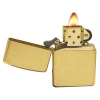 Zippo 28496 Armor Tumbled Brass Finish Windproof Pocket Lighter ,