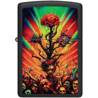 Zippo Lighter - Abstract Zombie Metal Construction Refillable and Windproof | 48929 ,