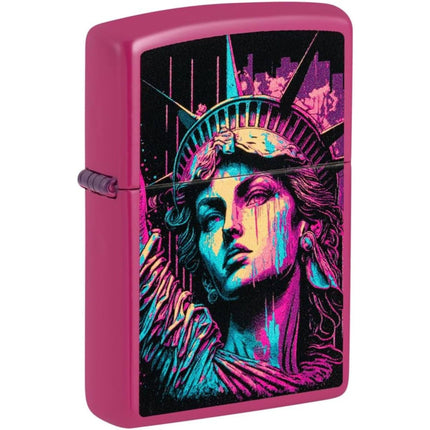 Zippo Lighter - American Lady Design Metal Construction Refillable Windproof | 48916 ,