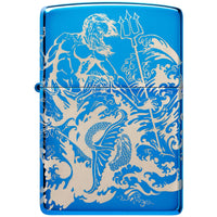 Zippo Lighter - Atlantis Design Metal Construction Refillable and Windproof | 48787 ,