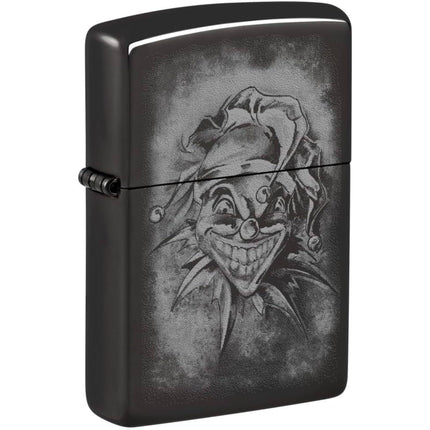 Zippo Lighter - Clown Design Metal Construction Refillable and Windproof | 48914 ,