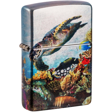 Zippo Lighter - Deep Sea Design Metal Construction Refillable and Windproof | 48780 ,