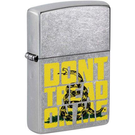 Zippo Lighter - Dont Tread On Me Metal Construction Refillable and Windproof | 48952 ,