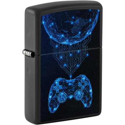 Zippo Lighter - Gaming Design Metal Construction Refillable and Windproof | 48912 ,