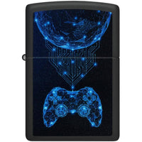 Zippo Lighter - Gaming Design Metal Construction Refillable and Windproof | 48912 ,
