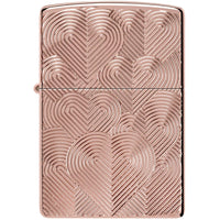 Zippo Lighter - Hearts Design Metal Construction Refillable and Windproof | 48919 ,