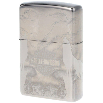 Zippo Lighter - Howling Wolves Metal Construction Refillable and Windproof | 48799 ,