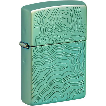 Zippo Lighter - Map Armor Design Metal Construction Refillable and Windproof | 48917 ,