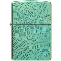 Zippo Lighter - Map Armor Design Metal Construction Refillable and Windproof | 48917 ,