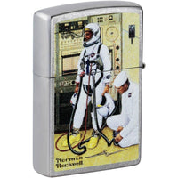 Zippo Lighter - Norman Rockwell Astronaut Metal Refillable and Windproof | 48988 ,