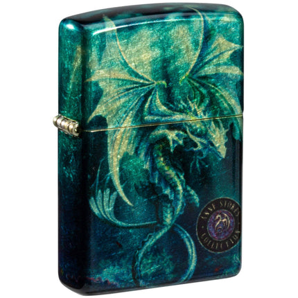 Zippo Lighter - Sea Dragon Design Metal Construction Refillable Windproof | 48986 ,