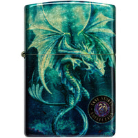 Zippo Lighter - Sea Dragon Design Metal Construction Refillable Windproof | 48986 ,