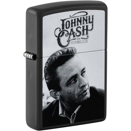 Zippo Lighter - The Man in Black Metal Construction Refillable and Windproof | 48990 ,