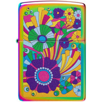 Zippo Lighter - Vintage Flowers Metal Construction Refillable and Windproof | 48997 ,