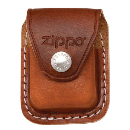 Zippo LPCB Brown Leather Lighter Pouch with Clip ,